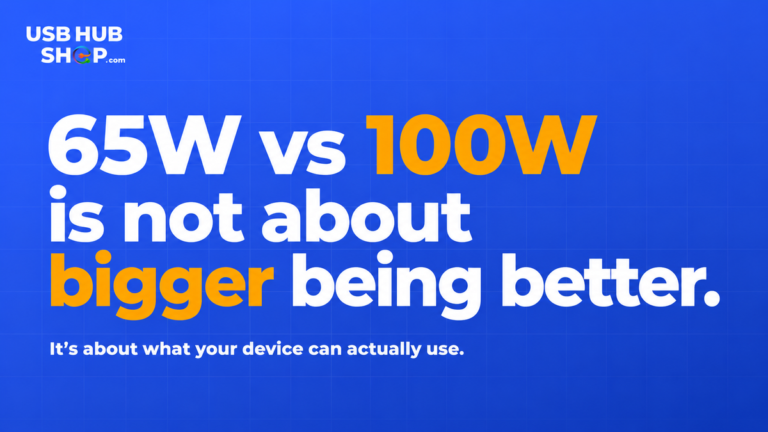 65W vs 100W Is Not About Bigger Being Better