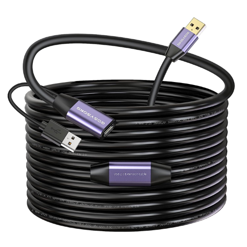 GOSYSONG USB Extension Cable 50ft active USB extension cable for long-distance USB connections