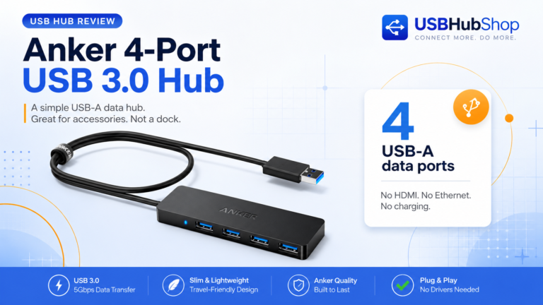 Anker 4-Port USB 3.0 Hub Review: Is It Still Worth Buying?
