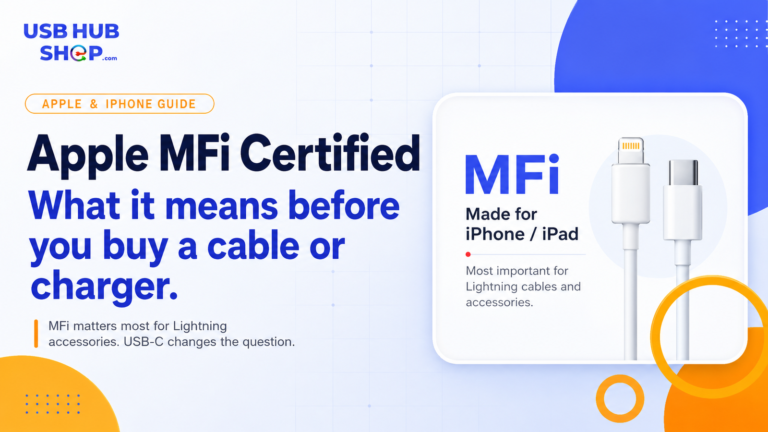 What Does Apple MFi Certified Mean? A Simple Guide Before You Buy a Cable or Charger