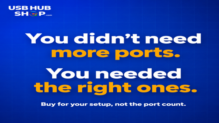 You Didn’t Need More Ports. You Needed the Right Ones.