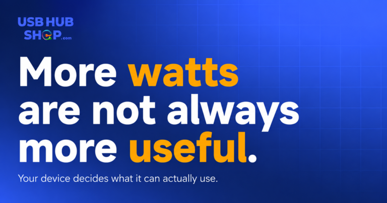 More Watts Are Not Always More Useful